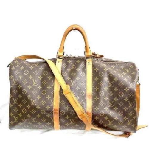 Louis Vuitton Vintage Pre-owned Tyg louis-vuitton-vskor Brown, Dam