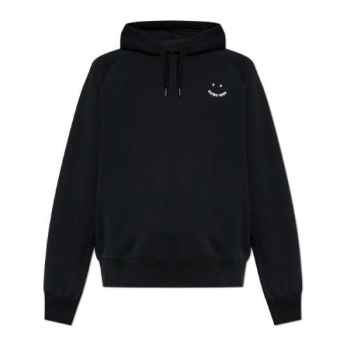 PS By Paul Smith Sweatshirt med logotyp Black, Herr