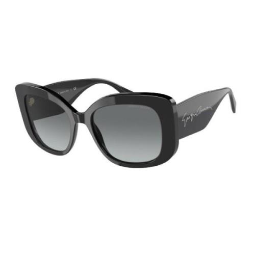 Giorgio Armani Svart Acetat Solglasögon Ar8150-500111 Black, Herr