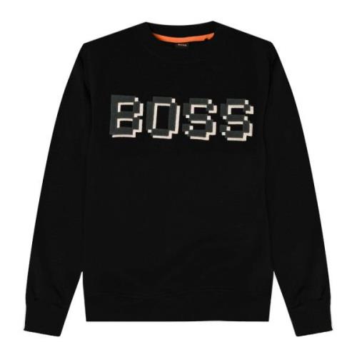 Hugo Boss Herr Svart Sweatshirt Black, Herr