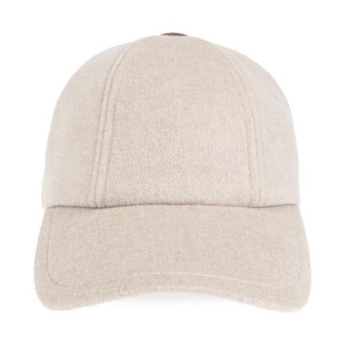 Max Mara Kashmirkeps med skärm Beige, Dam