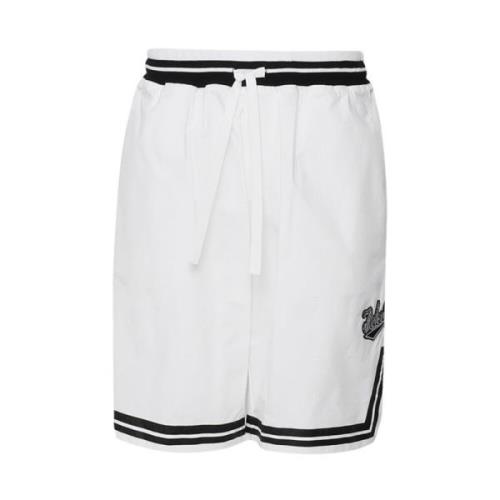 Dolce & Gabbana Bomullsshorts Elastisk Midja Dragsko Italien White, He...