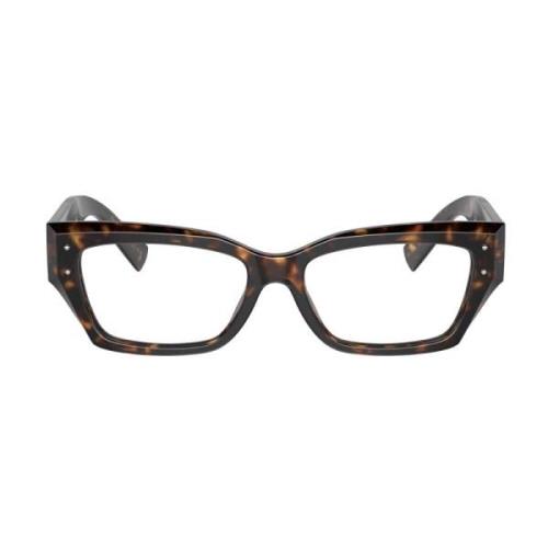 Dolce & Gabbana Rektangulära acetatglasögon Dg3387 modell Brown, Dam