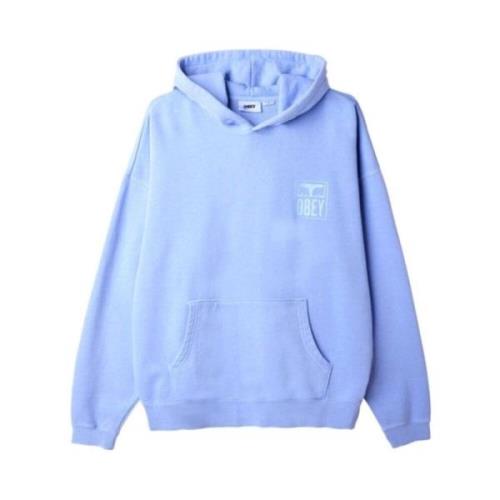 Obey Hoodie Set Hydrangea - Celeste Blue, Herr