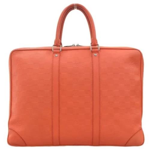 Louis Vuitton Vintage Pre-owned Tyg louis-vuitton-vskor Orange, Dam