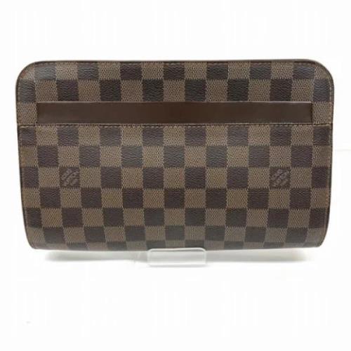 Louis Vuitton Vintage Pre-owned Tyg louis-vuitton-vskor Brown, Herr