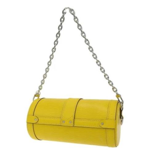 Louis Vuitton Vintage Pre-owned Tyg louis-vuitton-vskor Yellow, Dam