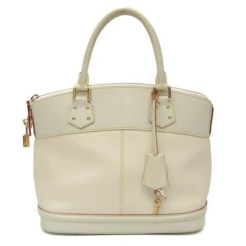 Louis Vuitton Vintage Pre-owned Laeder handvskor Beige, Dam