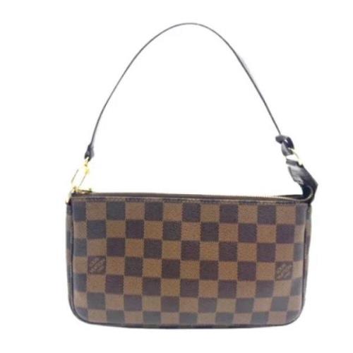 Louis Vuitton Vintage Pre-owned Tyg louis-vuitton-vskor Brown, Dam