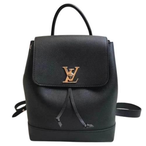 Louis Vuitton Vintage Pre-owned Tyg louis-vuitton-vskor Black, Dam