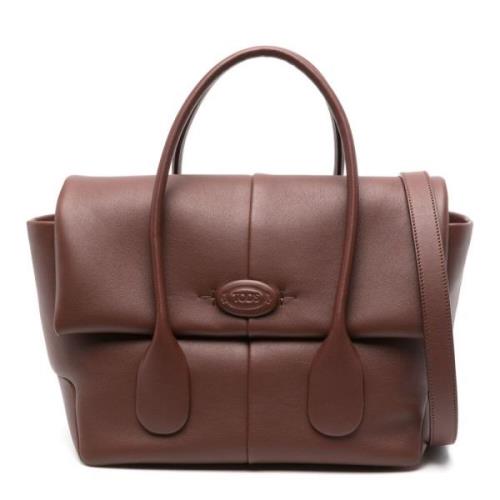 Tod's Vändbar Läder Miniväska Brown, Dam