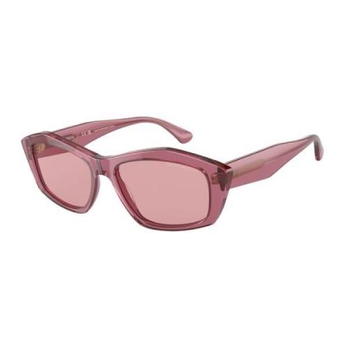 Emporio Armani Ros Acetat Solglasögon för Kvinnor Pink, Dam