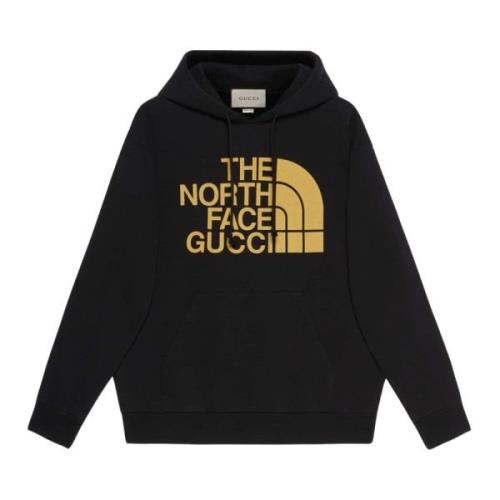 Gucci Begränsad upplaga Web Print Hoodie Svart Black, Herr