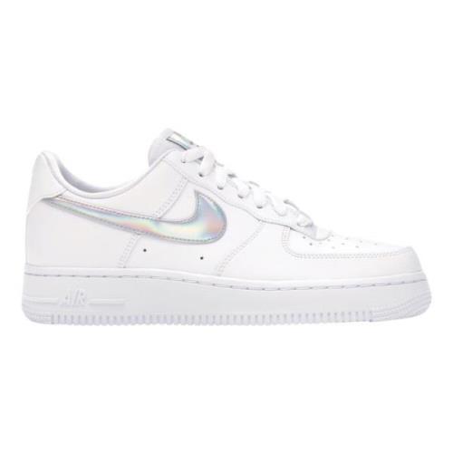 Nike Vit Irisdescent Låg Topp Sneakers White, Herr