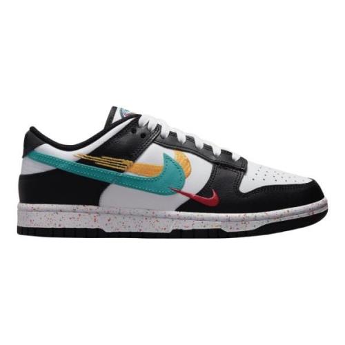 Nike Begränsad Upplaga Vit Tvättad Teal Sneakers Multicolor, Herr