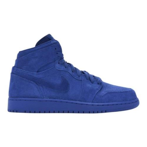 Nike Blå Mocka Retro Limited Edition Sneakers Blue, Dam