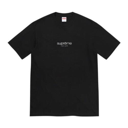 Supreme Klassisk Logo Tee Svart Begränsad Upplaga Black, Herr