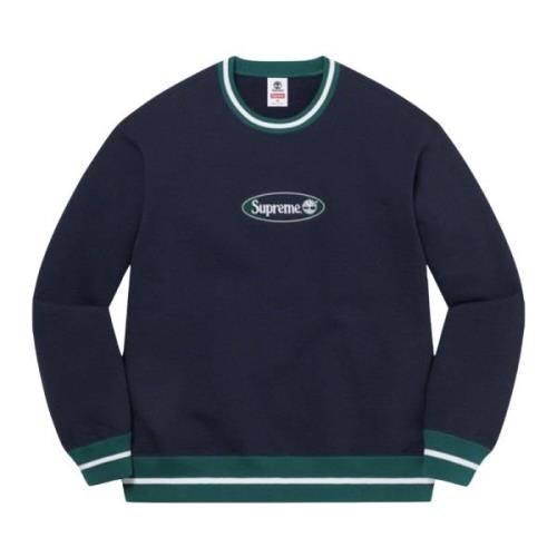 Supreme Begränsad upplaga Crewneck Navy Blue, Herr