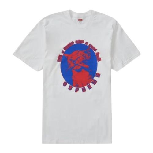 Supreme Begränsad upplaga Rök Tee Vit White, Herr