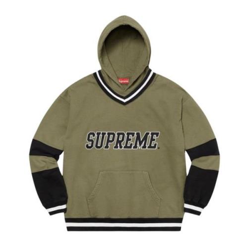 Supreme Begränsad Upplaga Hockey Hoodie Ljus Oliv Green, Herr