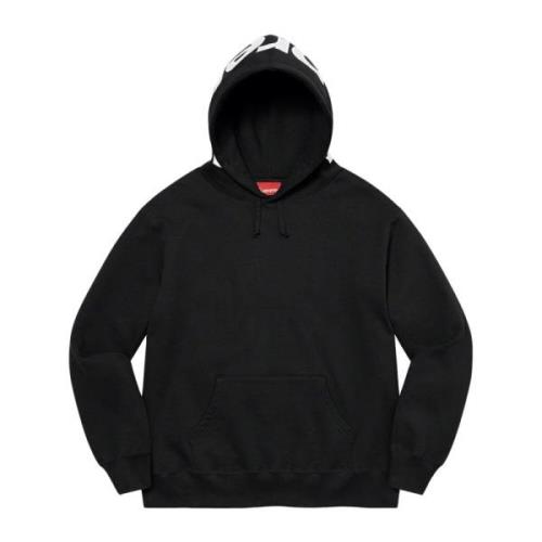 Supreme Begränsad upplaga Kontrast Hoodie Black, Herr