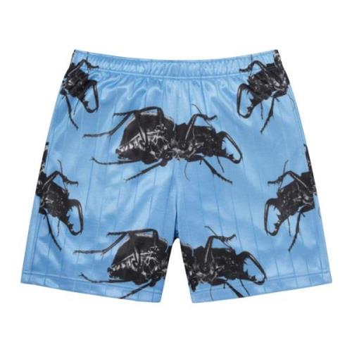 Supreme Begränsad Upplaga Beetle Blå Shorts Blue, Herr