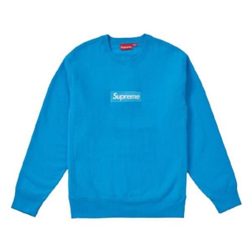 Supreme Begränsad upplaga Bright Royal Crewneck Blue, Herr