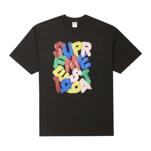 Supreme Begränsad Upplaga Ballonger Tee Svart Black, Herr