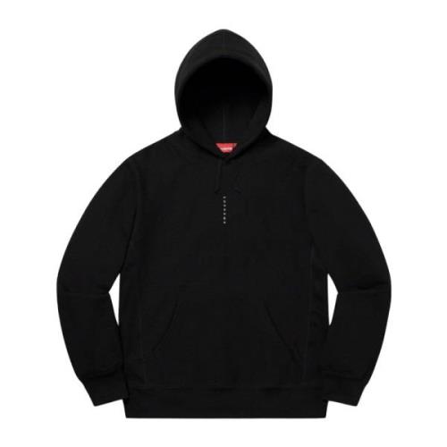 Supreme Svart Micro Logo Hoodie Begränsad Upplaga Black, Herr