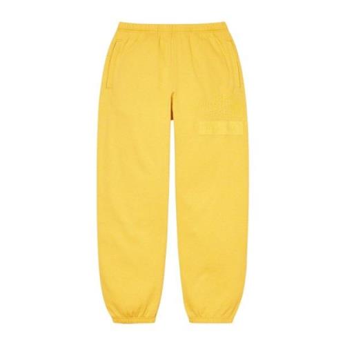 Supreme Begränsad upplaga Pigmenttryckt Sweatpant Gul Yellow, Dam