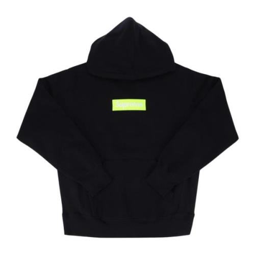 Supreme Svart Box Logo Hoodie Begränsad Upplaga Black, Herr