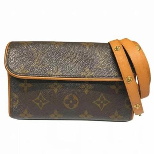 Louis Vuitton Vintage Pre-owned Tyg louis-vuitton-vskor Brown, Dam