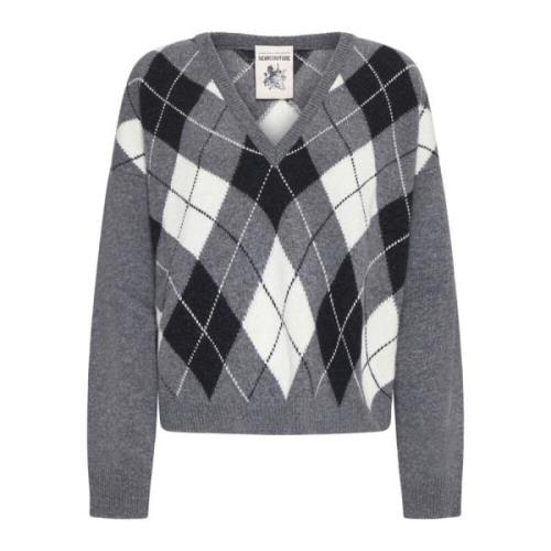 Semicouture Stilren Claralie Sweaters Gray, Dam