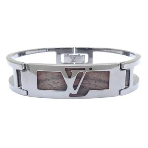 Louis Vuitton Vintage Pre-owned Metall armband Gray, Dam