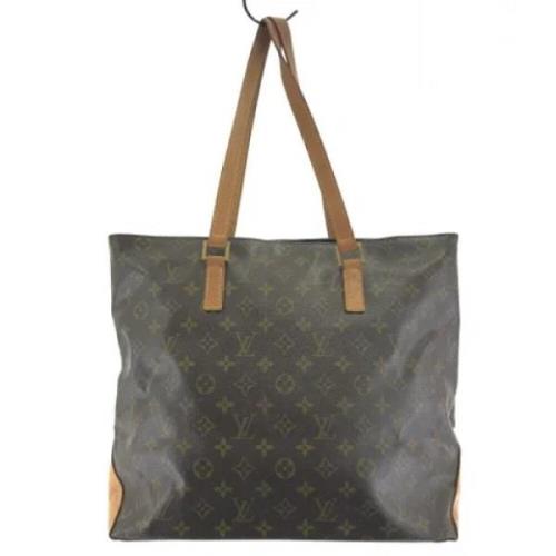 Louis Vuitton Vintage Pre-owned Tyg louis-vuitton-vskor Beige, Dam