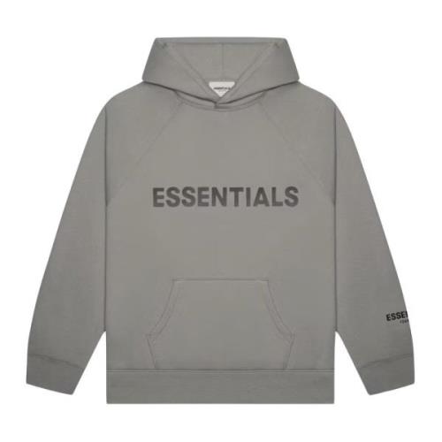 Fear Of God Begränsad upplaga 3D Silicon Applique Hoodie Gray, Herr