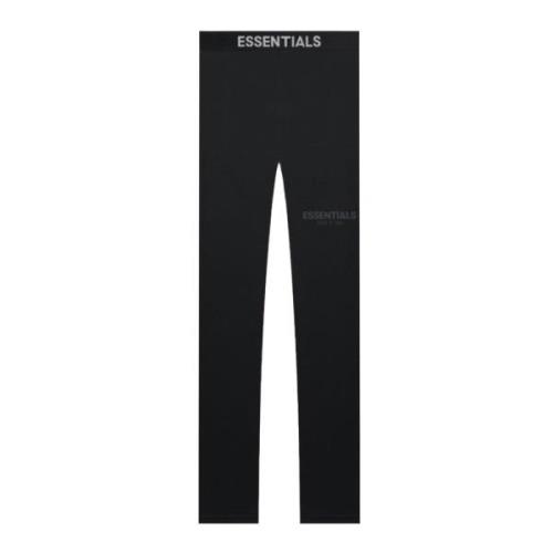 Fear Of God Svarta Atletiska Leggings Essentials Begränsad Upplaga Bla...