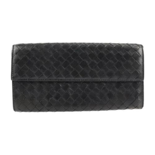 Bottega Veneta Vintage Pre-owned Laeder plnbcker Black, Dam