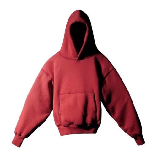 Yeezy Röd Hoodie Limited Edition Samarbet Red, Dam