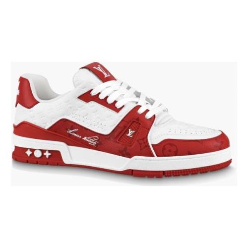 Louis Vuitton Begränsad upplaga Trainer 54 Signature Red White Red, He...