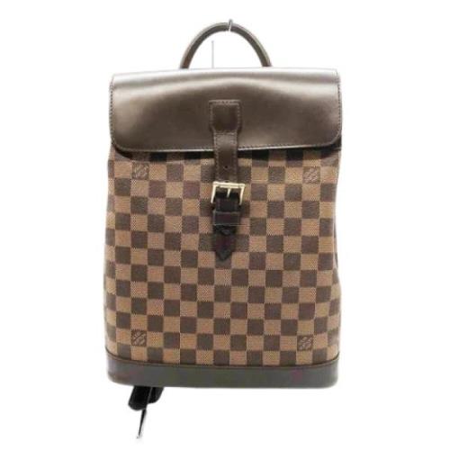 Louis Vuitton Vintage Pre-owned Tyg louis-vuitton-vskor Brown, Dam