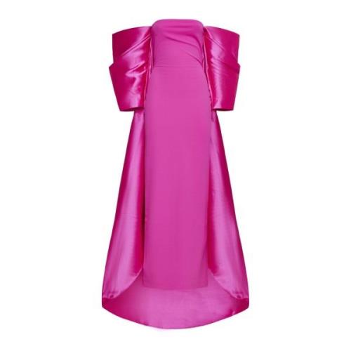 Solace London Rosa Kyla Maxi Klänning Pink, Dam