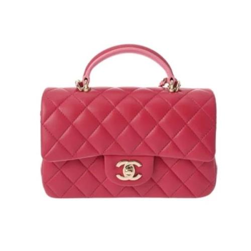 Chanel Vintage Pre-owned Laeder chanel-vskor Red, Dam