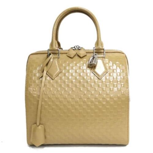 Louis Vuitton Vintage Pre-owned Tyg louis-vuitton-vskor Beige, Dam