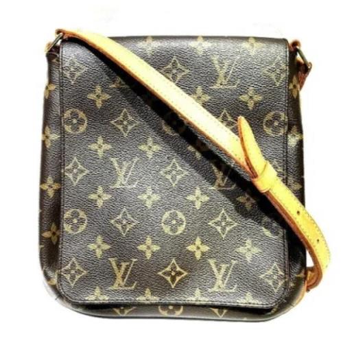 Louis Vuitton Vintage Pre-owned Tyg louis-vuitton-vskor Brown, Dam