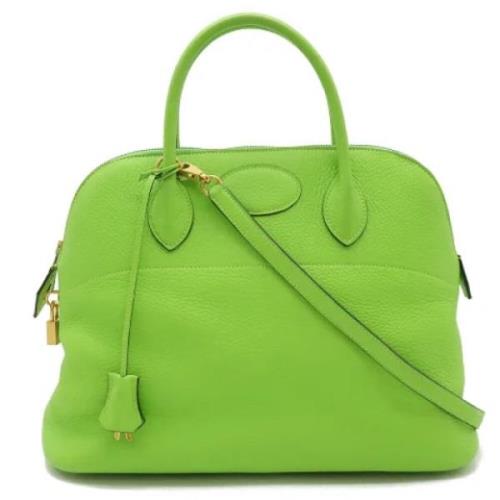 Hermès Vintage Pre-owned Laeder handvskor Green, Dam