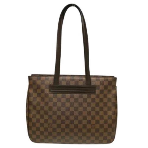 Louis Vuitton Vintage Pre-owned Tyg louis-vuitton-vskor Brown, Dam