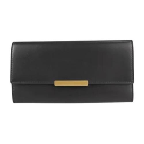 Bottega Veneta Vintage Pre-owned Laeder plnbcker Black, Dam