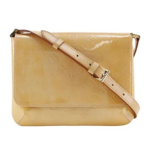 Louis Vuitton Vintage Pre-owned Tyg louis-vuitton-vskor Beige, Dam