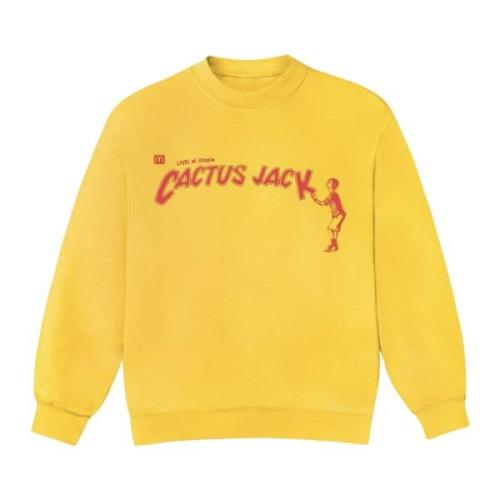 Travis Scott Cactus Jack Crewneck Limited Edition Yellow, Herr